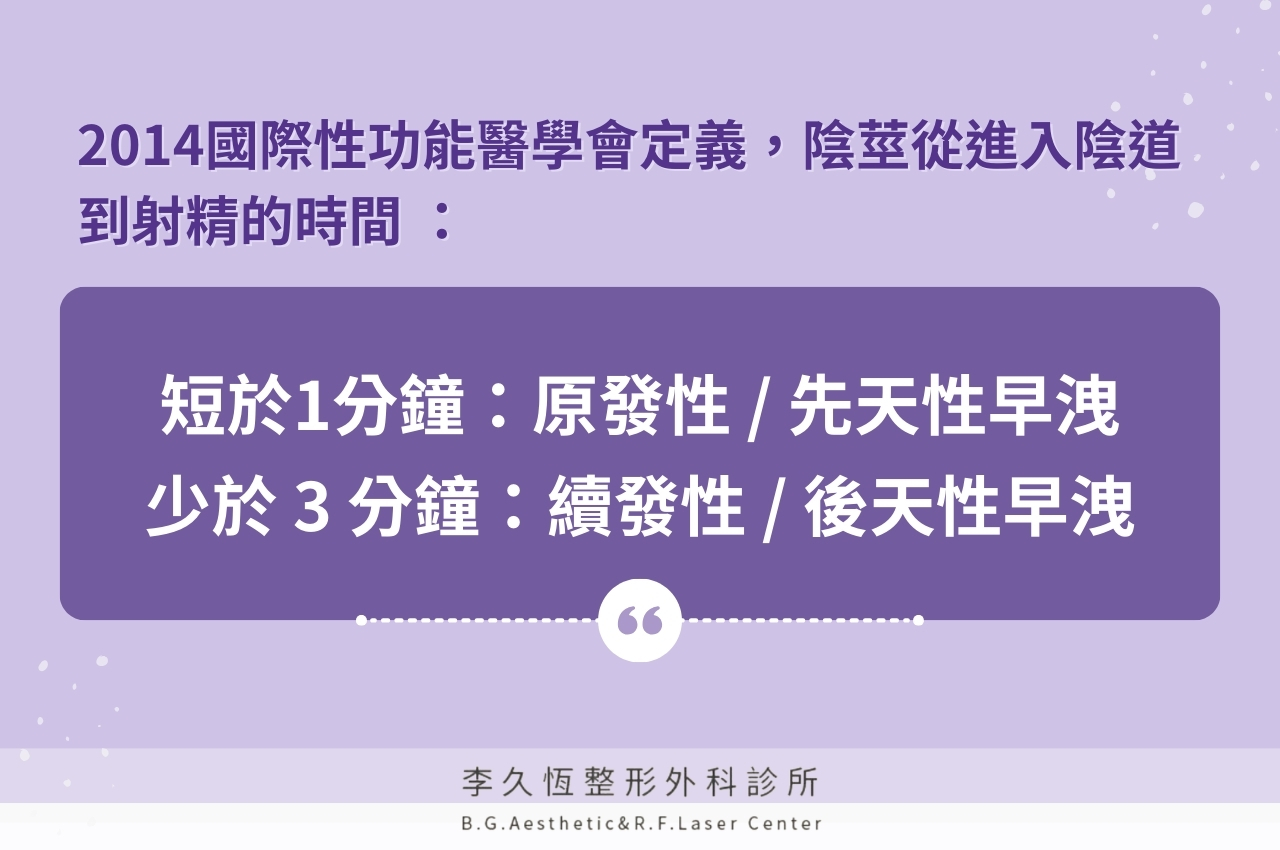 敏感早洩定義